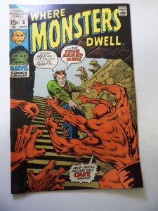 Where Monsters Dwell #8 (1971) FN Condition