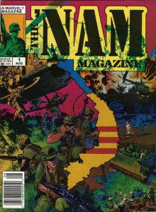 Nam Magazine, The #1 (Newsstand) VF ; Marvel | Vietnam Michael Golden