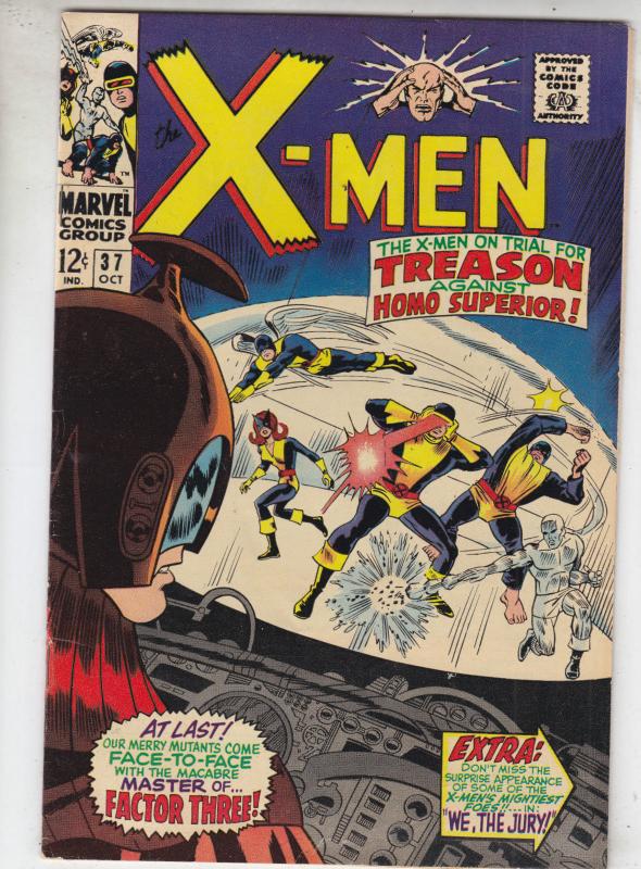 X-Men 37 strict VF/NM 9.0 1967  Treason Against Homo Superior  High-Grade Gem