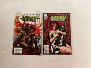 2 Inhumans Marvel Comics books #1 3 Pokaski 76 JW37