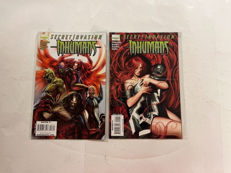 2 Inhumans Marvel Comics books #1 3 Pokaski 76 JW37