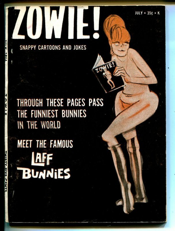 Zowie! 7/1966-Laff Bunnies-4th issue-infinity cover-FN+