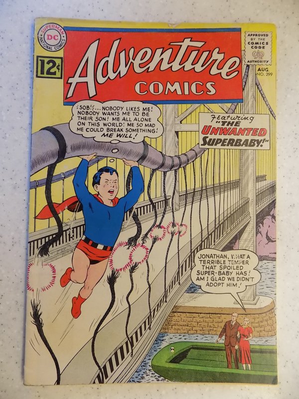 ADVENTURE COMICS # 299 DC SUPERBOY BIZARRO ACTION 