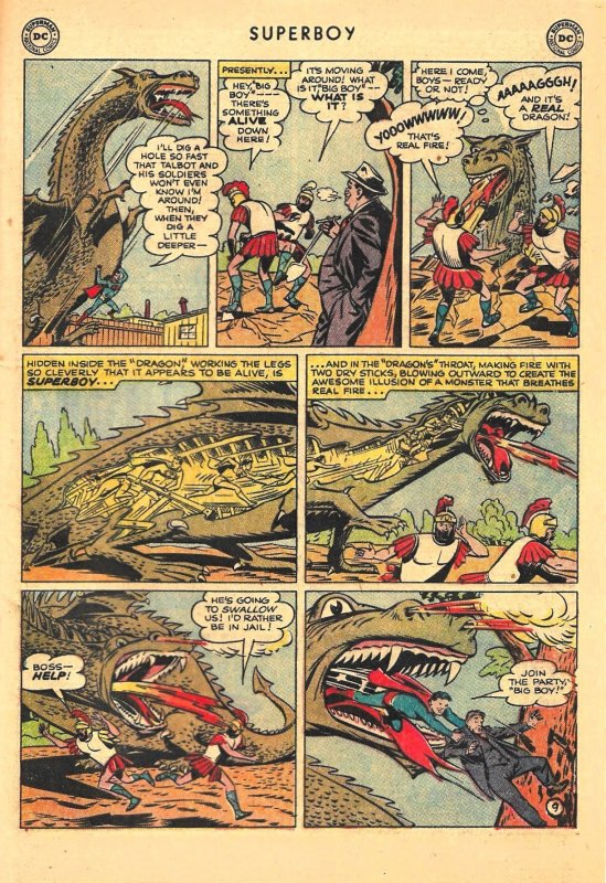 SUPERBOY #20 (Jun1952) 4.0 VG  52 pages! 3 big stories! Curt Swan! Gardner Fox!