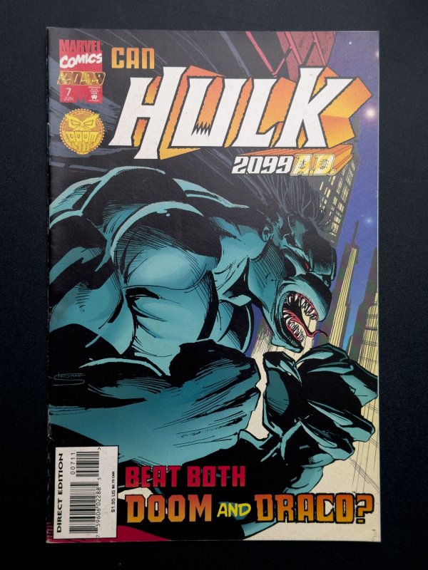 Hulk 2099 #1,3,4,5,6,7 (1994) Foil Cvr [Lot of 6 books] VF