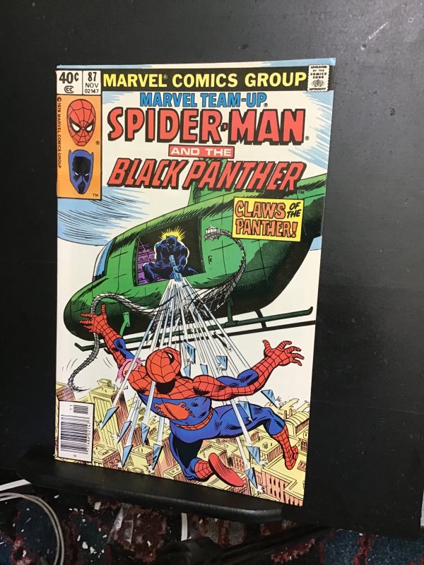 Marvel Team-Up #87 Direct Edition (1979) spider-Man and black panther NM- Wow!