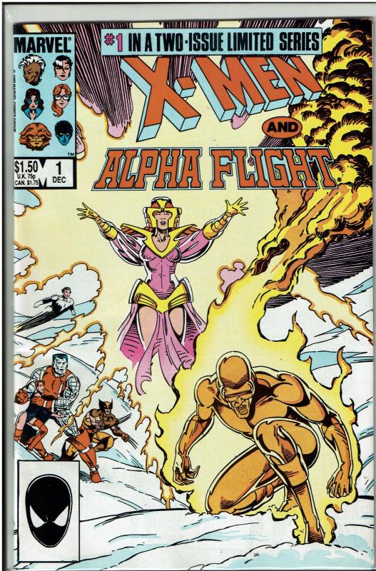 X-Men & Alpha Flight #1 - #2, NM, *KEY* Near Perfect Copies!