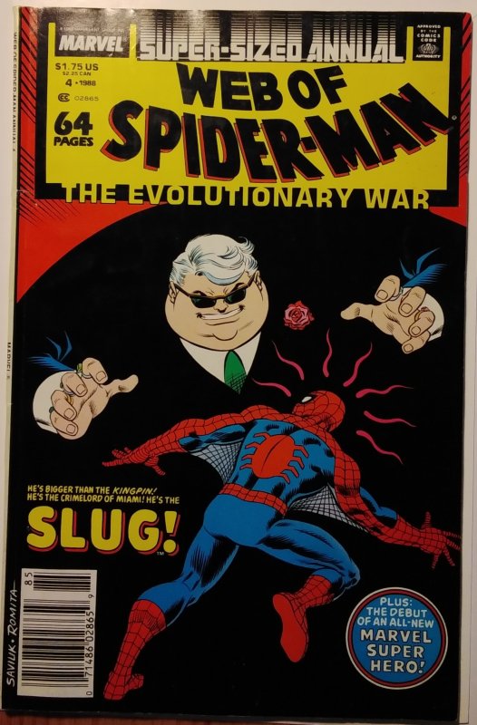 Web of Spider-Man Annual #4 Newsstand Edition (1988)