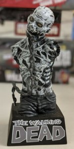 Michonne's Pet Zombie Black and White Bust Bank The Walking Dead Diamond Select 