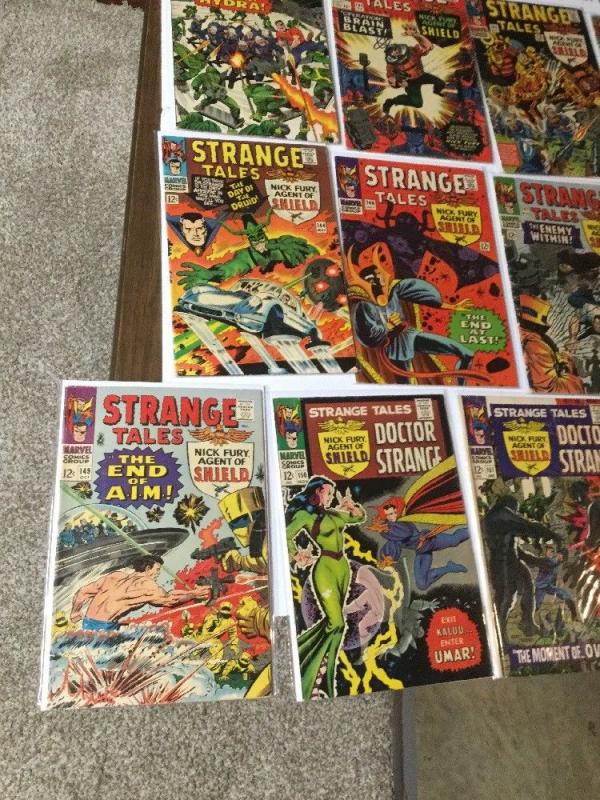 Strange Tales 136 137 138 139 140 141 142 143 144 146 147 148 149 150 151-153 Vg