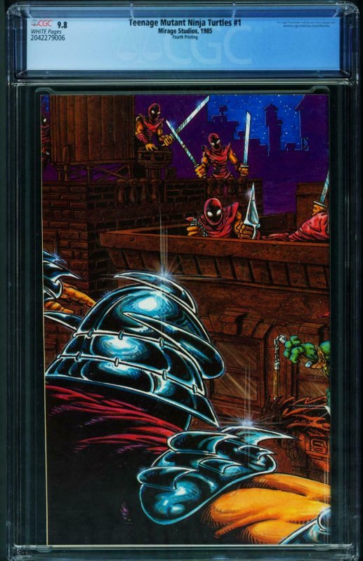 Teenage Mutant Ninja Turtles #1 1985 4th printing CGC 9.8  2042279006