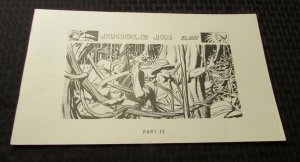 1972 JUNGLE JIM by Alex Raymond Part 2 B&W Sundays King Features KFS VF-