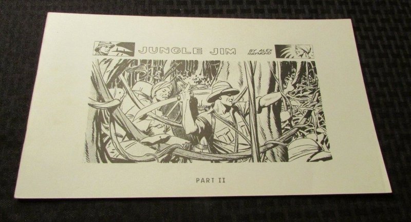 1972 JUNGLE JIM by Alex Raymond Part 2 B&W Sundays King Features KFS VF-