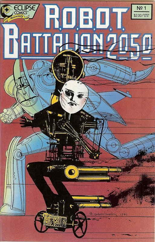R.O.B.O.T. Battalion 2050 #1 VF ; Eclipse | Bill Sienkiewicz