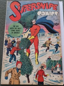 Supersnipe Comics V4 #10 (1948) 5.5 FN-