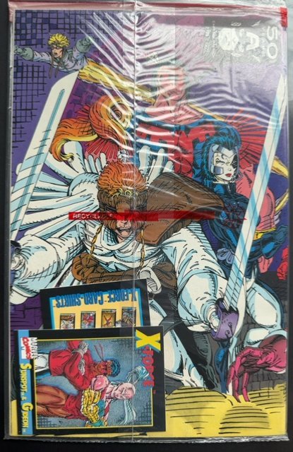 X-Force #1 (1991) Polybagged w/ Sunspot&Gideon card