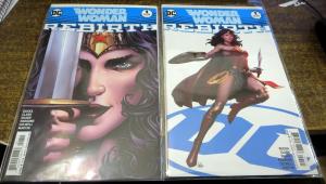 WONDER WOMAN REBIRTH #1 Artgerm Variant, #1 Face Variant VF-NM!