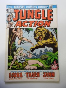 Jungle Action #1 (1972) VG+ Condition slight moisture stain fc
