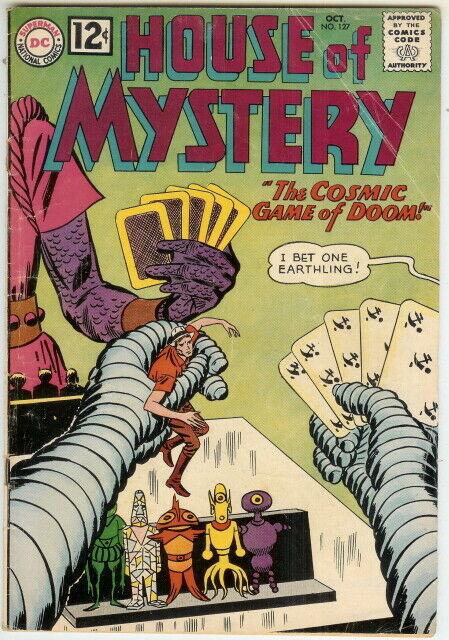 HOUSE OF MYSTERY 127 GOOD   October 1962 COMICS BOOK