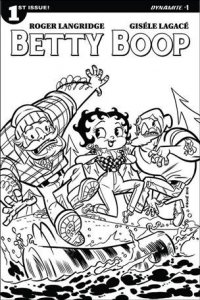 Betty Boop 1-E J. Bone Coloring Book Cover VF/NM