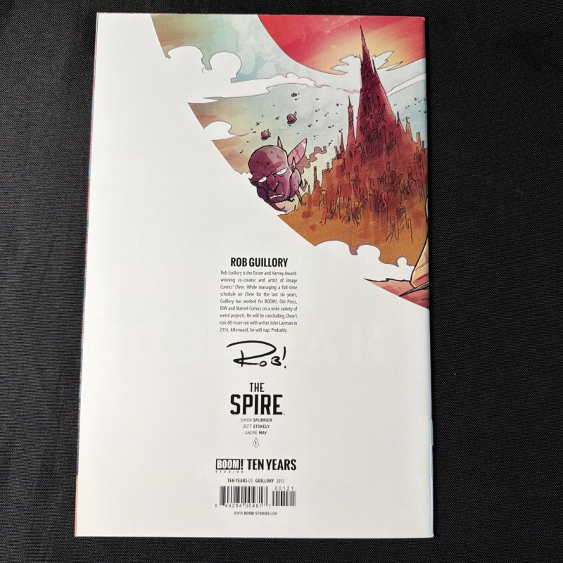 The Spire #1 2015 Boom 1:10 Rob Guillory Variant B NM
