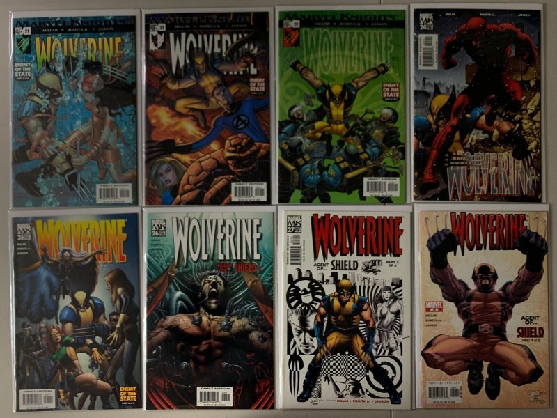 Wolverine 2nd series comics lot #1-40 + variant 31 diff avg 7.0 (2003-06)