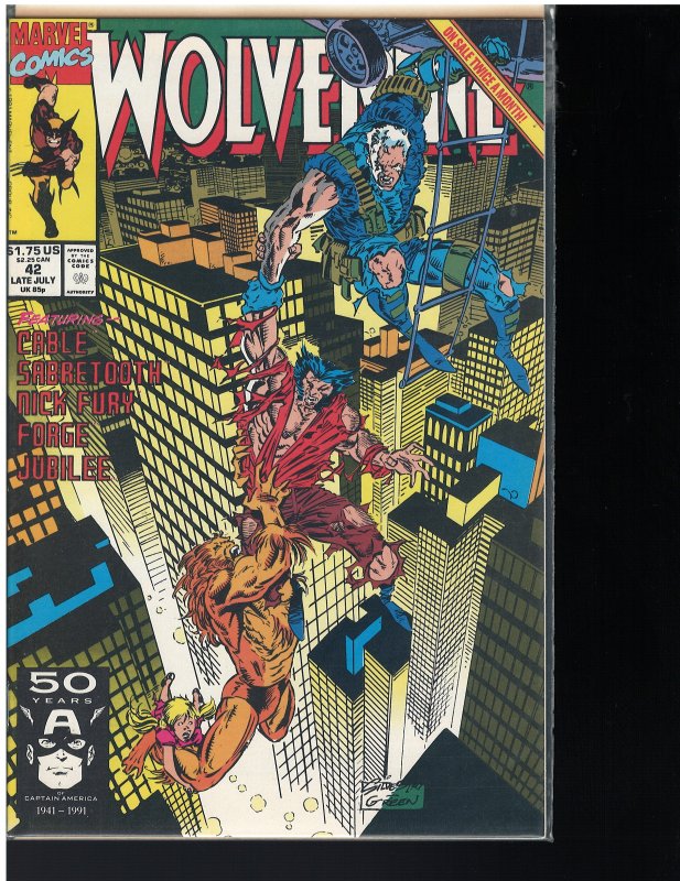 Wolverine  #42 (Marvel, 1991)