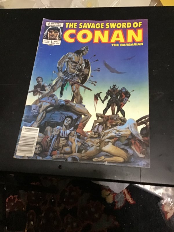 The Savage Sword of Conan #115 (1985) Mid-High-Grade! FN/VF bondage cover! Wow