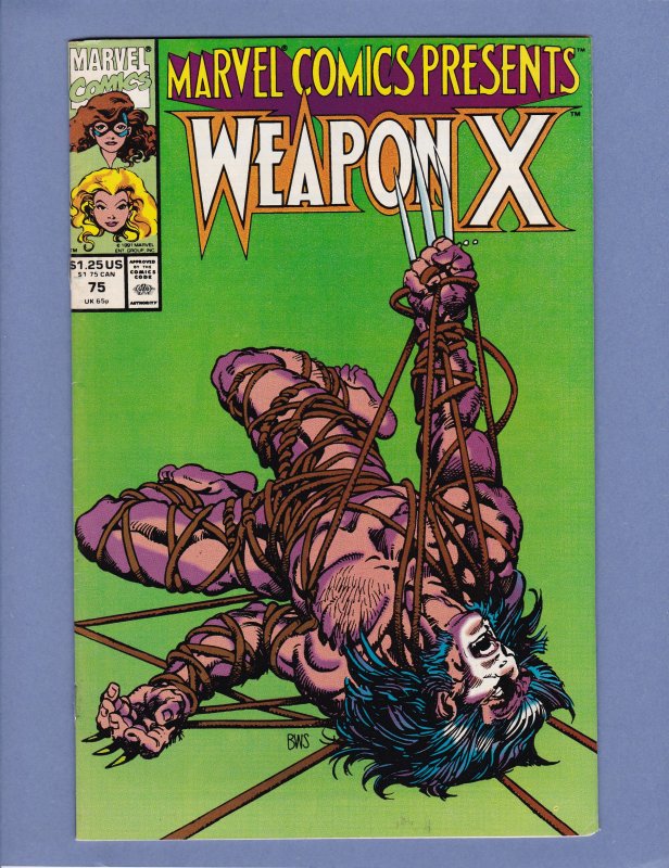 Marvel Comics Presents #75 FN Wolverine Weapon X Shanna Dr Doom