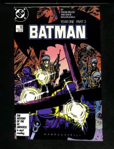 Batman #406 Year One Part 3 Frank Miller!