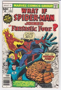 What If? #1 (8.0) 1st Series - Spider-Man Joins The Fantastic Four - 1977