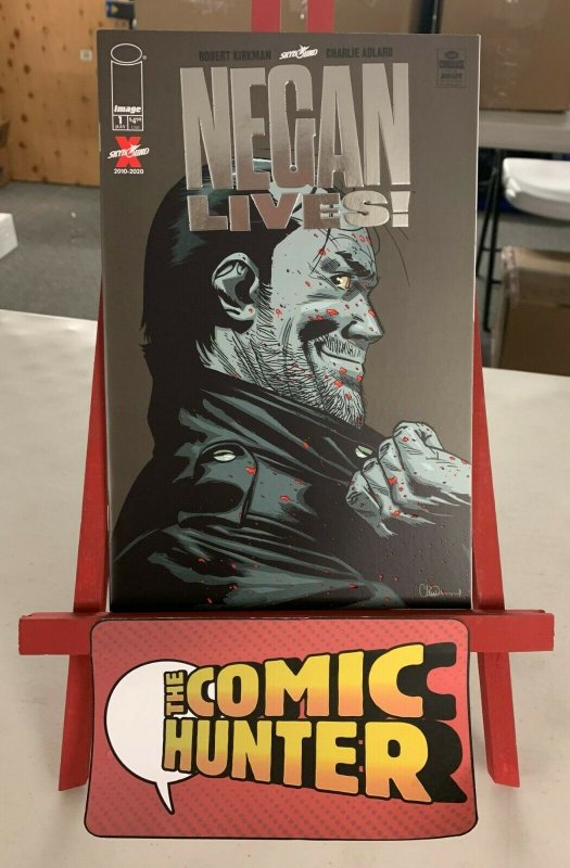 Negan Lives! #1 (2020 Image) Silver Foil Variant Robert Kirkman (9.2)