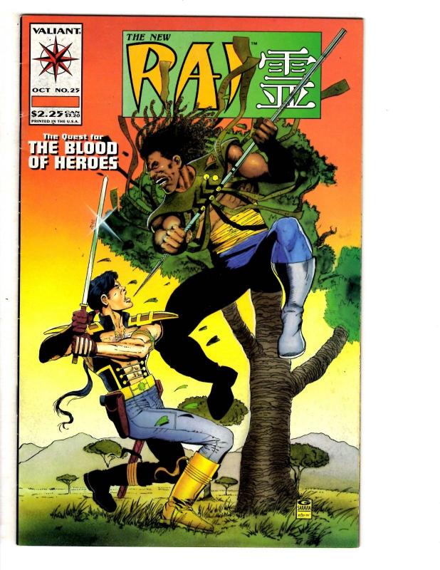 3 Rai Valiant Comic Books # 25 27 28 Bedard Ross Ramos Martial Arts CB8