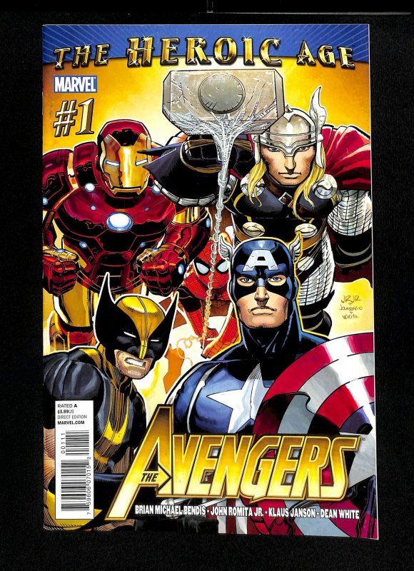 Avengers (2010) #1 1st Azuri T'chala Black Panther!