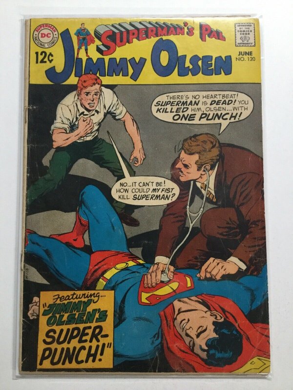 Superman’s Pal Jimmy Olsen 120 Very Good/ Very Fine Vg/Vf 5.0 Dc Comics