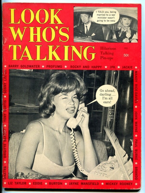 Look Who's Talking Magazine 1964- Joe Simon humor JFK Sinatra