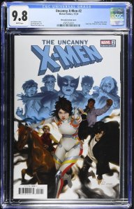 UNCANNY X-MEN #2 MARVEL COMICS 1:25 MIGUEL MERCADO VARIANT CGC 9.8 NM