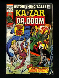 Astonishing Tales #4 Ka-Zar Doctor Doom!