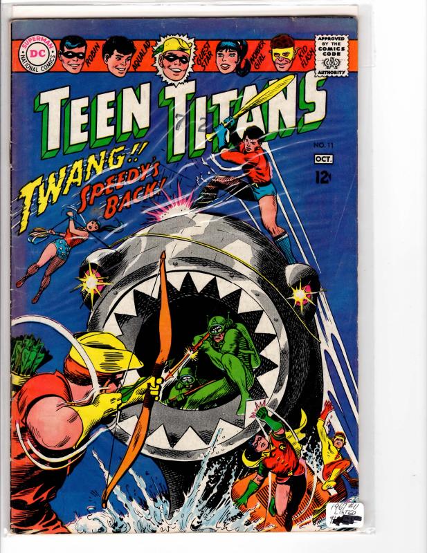 Teen Titans (1966) 11 Fine+ (6.5)