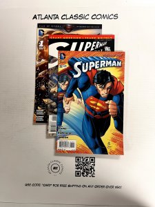 3 Superman DC Comic Books # 1 7 32 Batman Wonder Woman Flash Joker 105 JS10