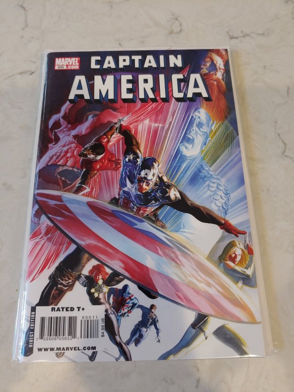 Captain America #600 ( Marvel 2009 ) Alex Ross Cover