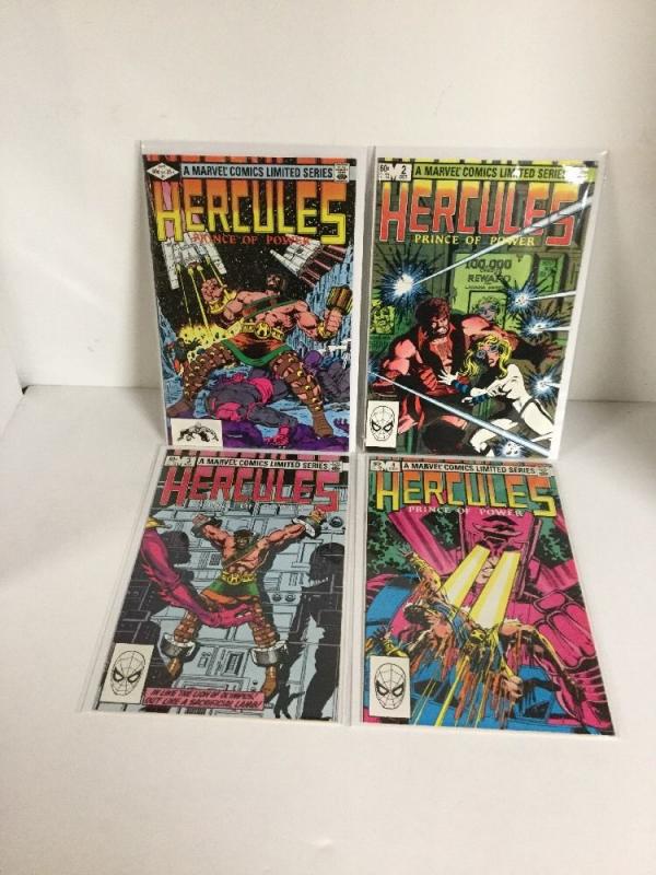 Hercules Prince Of Power 1 2 3 4 Complete Lot Set Run Vf Very Fine 8.0 Or Better