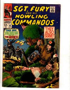Sgt. Fury & His Howling Commandos # 46 FN Marvel Comic Book Nick Fury JL16