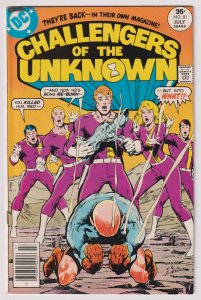 DC Comics! Challengers Of The Unknown! Issue #81!