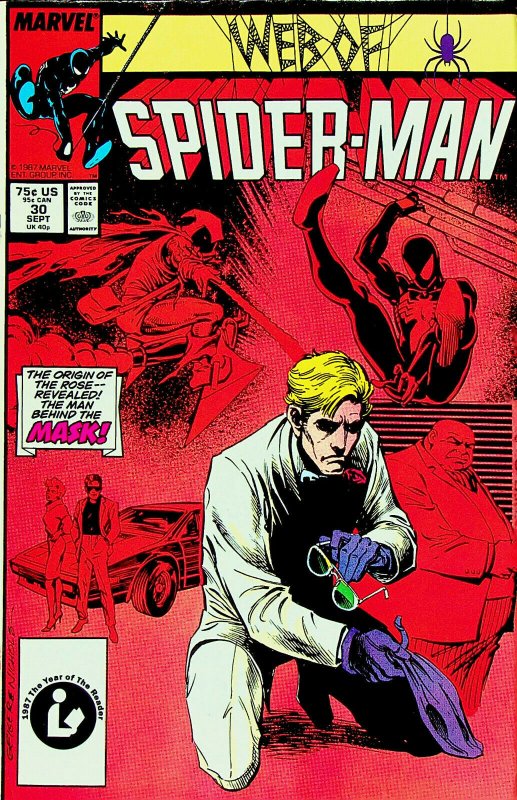 Web of Spider-Man No. 30 (Sep 1987, Marvel) - Very Fine
