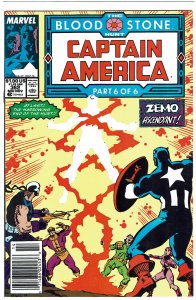 Captain America #362 Newsstand  NM