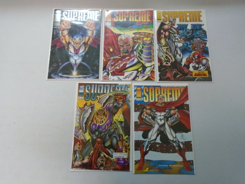 Supreme Image Comics From: #1-15 10 Different Books 8.0 VF (1993)