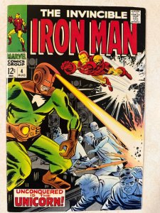Iron Man #4 1968 Marvel Silver Age Raw Comic