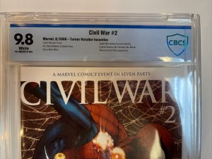 Civil War (2006) # 2 (CBCS 9.8 WP)  Turner Retailer Incentive