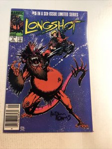 Longshot (1985) # 5 (NM) | Price Variant CPV Signed Arthur Adams | Marvel Comics
